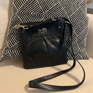 Coach crossbody with silver detail